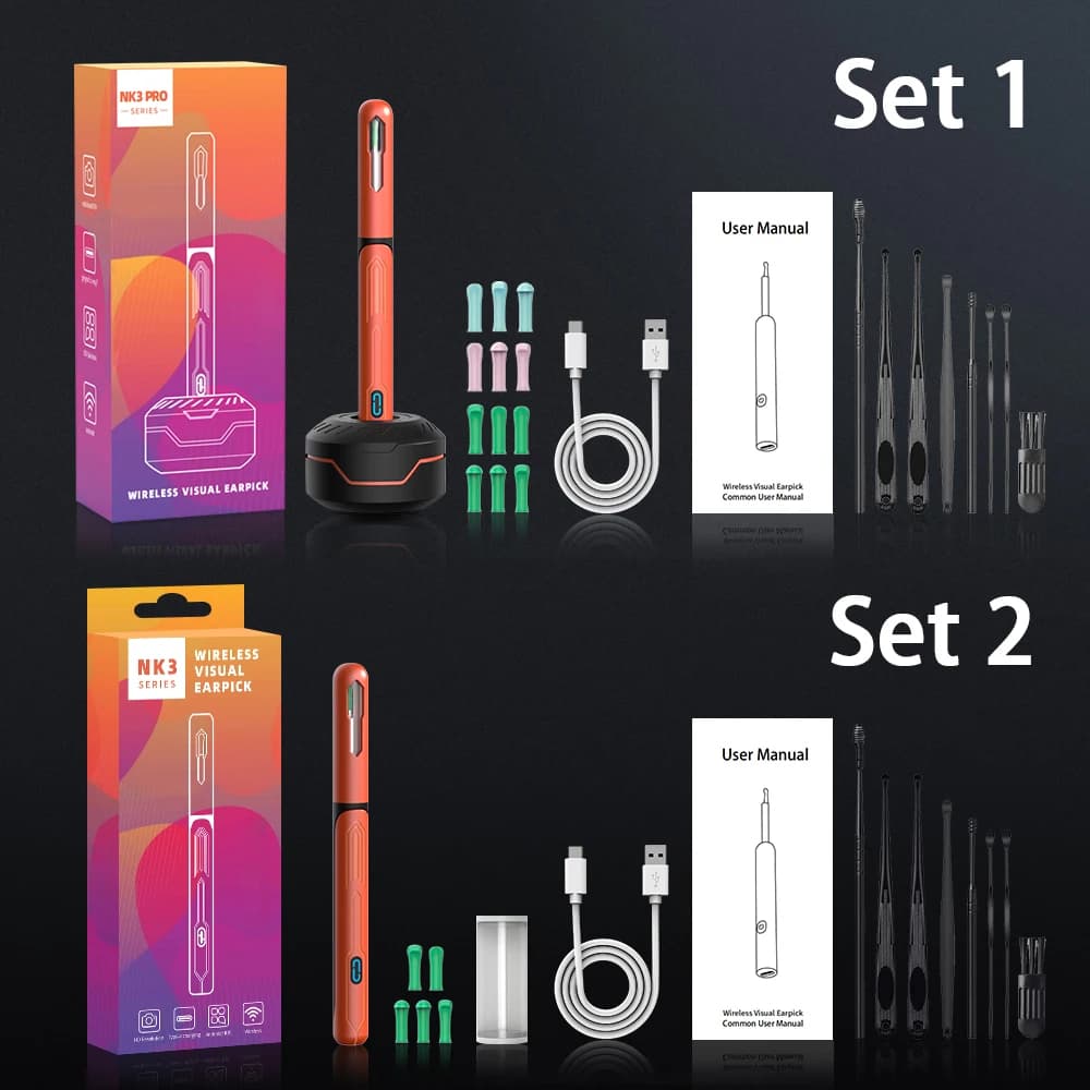 Domowy zestaw do czyszczenia uszu z kamerką 👂